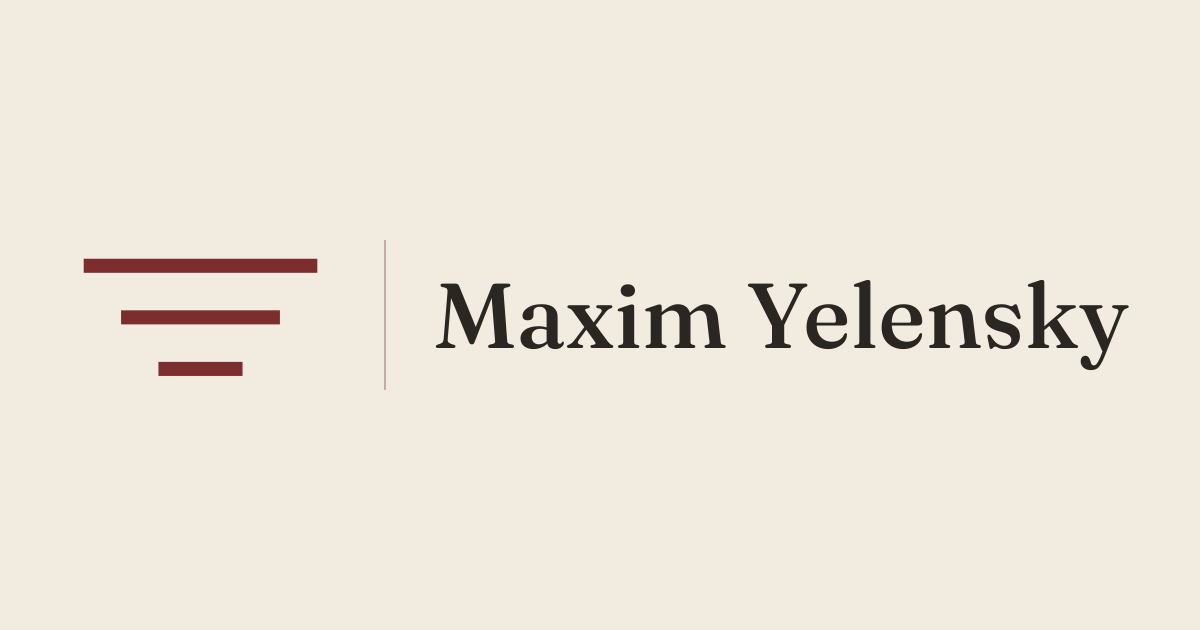 Maxim Yelensky